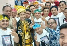Hadir Dipenyambutan Anugerah Kebudayaan PWI Pusat, Wali Kota Baubau Tampil Memukau