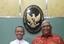 Ali Mazi dan Bahlil Lahadalia Sepakat Majukan Sultra