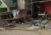 Kios Wa Abe di Labungkari Buteng Dirusak Sekelompok Orang