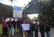 Pemuda Keraton Baubau Bagi 300 Masker Gratis Buatan Sendiri