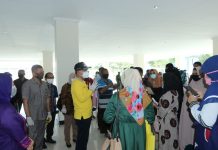 Tiba dari Magetan, 64 Santri Asal Sultra Jalani Tes Swab