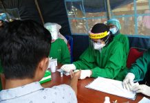 185 Orang Ikuti Rapid Tes Gratis Polres Baubau, Keseluruhan Non Reaktif