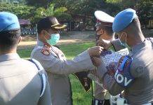 Gelar Pasukan Patuh Anoa 2020, Kapolres Bombana: Tingkatkan Kepatuhan Berlalu Lintas