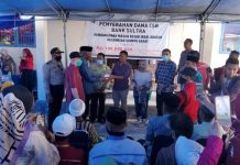 Bank Sultra Bantu Rp 100 Juta Bangun Masjid di Siompu
