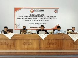 Jelang Pilbup 2020, Bawaslu Butur Dorong Partisipasi Masyarakat