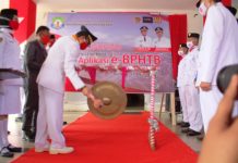 Bupati Bombana Launching Aplikasi BPHTB Elektronik