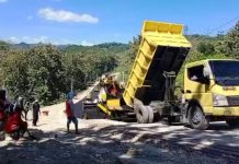 Telan Rp 6,9 Miliar, Jalan Menuju Perkantoran Masiri Busel Mulai Dihotmix