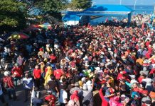 Kantongi Rekomendasi PDIP, Rusman-Bachrun Disambut Ribuan Pendukung