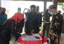 H. Tafdil Rombak Kabinet, Lantik 110 Pejabat Eselon III dan IV