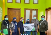 BP Jamsostek Serahkan Santunan Anggota TKSK di Busel