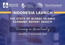 Indonesia Jadi Negara Pertama Penerima Peluncuran The State of Global Islamic Economy Report 2020/2021