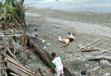 Pesisir Pantai Laompo Busel Abrasi Diterjang Gelombang