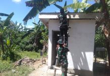 Pekerjaan Tujuh Unit MCK Program TMMD di Buton Capai 80 Persen