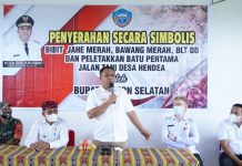 Arusani Bantu Petani 11,4 Ton Bibit Bawang Merah dan Jahe