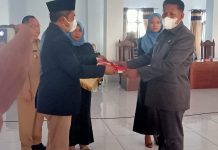 Pemkab Butur Serahkan Rancangan Awal RPJMD 2021-2026