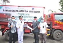 Antam Bantu Pemkab Kolaka Satu Truk dan Tiga Kontainer Sampah