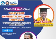 UHO Komitmen Bentuk Mahasiswa Unggul
