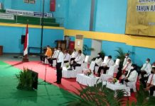 Rektor UHO Pimpin Penyambutan Mahasiswa Baru