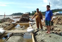 Tanggul Penahan Banjir di Desa Puu Nunu Bombana Mulai Dibangun