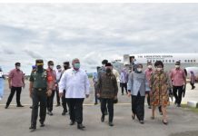 Gubernur Sultra Sambut Kedatangan Wapres