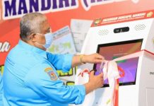 Gubernur Sultra Launching Peluncuran Anjungan Dukcapil Mandiri