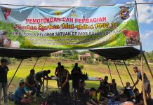 Brimob Sultra Kurban 17 Sapi dan Seekor Kambing