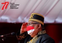 Gubernur Ali Mazi Inspektur Upacara, Abdurrahman Saleh Pembaca Naskah Proklamasi Ali Mazi