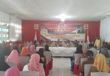 Bahri Komitmen Wujudkan Gerakan Revolusi Mental Pencanangan gerakan Indonesia bersih di Desa Walelei, Kecamatan Barangka, Kabupaten Muna Barat, Senin 22 Agustus 2022.
