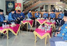 Pemprov Sultra Matangkan Kesiapan Kunjungan Komisi IX DPR RI Wakil Gubernur Sultra, Lukman Abunawas saat memimpin rakor persiapan menyambut kunjungan kerja Komisi IX di Sultra. (FOTO ISTIMEWA)