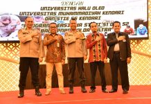 UHO dan Polda Sultra Teken MoU Pengembangan SDM