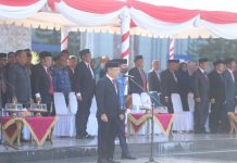 Pemprov Sultra Peringati Hari Kesaktian Pancasila Tahun 2022 Pemprov Sultra saat menggelar peringatan Hari Kesaktian Pancasila, Sabtu 1 Oktober 2022.