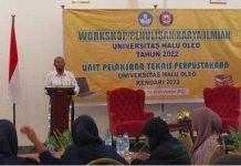 UHO Gelar Workshop Penulisan Karya Ilmiah