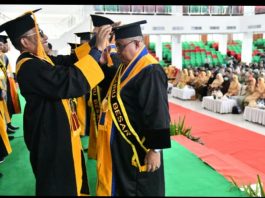 Empat Guru Besar UHO Dikukuhkan