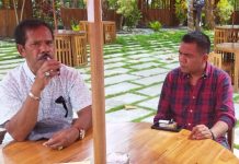 Ketua Badan Kehormatan DPRD Busel Dipolisikan Ketua DPRD Buton Selatan, La Ode Armada (kanan) dan Wakil Ketua II DPRD Busel, Pomoli Womal.