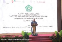 Buka Rakerwil Kemenag Sultra, Ali Mazi Serukan Jaga Kerukunan Umat