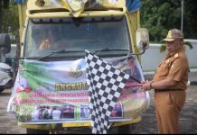 Tekan Inflasi, Pemkab Buton Salurkan 40 Ton Beras