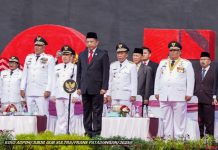 Gubernur Sultra Hadiri Peringatan HUT Otda di Makassar