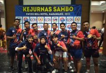 Kejurnas Sambo 2023 di Karawang, Dua Atlet Sultra Sabet Dua Medali