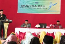 Pj Bupati Busel Buka Musda Muhammadiyah di Buton Selatan Ketgam : Pj. Bupati Buton Selatan (Busel) La Ode Budiman membuka Musyawarah Daerah (Musda) II Piminan Daerah Muhammadiyah dan Aisyah Buton Selatan.