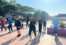 Pj. Gubernur Sulawesi Tenggara Menyapa Warga dengan Berolahraga