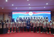 IWAPI Diharapkan Berkontribusi Memajukan Ekonomi di Sultra Pj. Gubernur Sultra diwakili Asisten II Administrasi Perekonomian dan Pembangunan Setda, Yuni Nurmalawati menghadiri pelepasan Ikatan Wanita Pengusaha Indonesia (IWAPI) untuk mengikuti Rakernas. (FOTO ISTIMEWA)