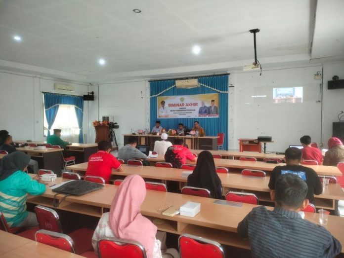 Seminar akhir dokumen Indeks Pembangunan Kebudayaan (IKP) di Aula Kantor Dinas Dikbud Kota Baubau, Jumat 29 September 2023.