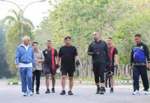 Pj. Gubernur Sultra Bersepeda di Akhir Tahun 2023