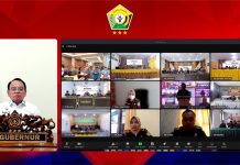 Peringati Hakordia 2023, Pj Gubernur Buka Seminar Bangun Sultra Tanpa Korupsi Pj Gubernur Sulawesi Tenggara (Sultra), Andap Budhi Revianto membuka seminar dalam rangka memperingati Hari Anti Korupsi se-Dunia (Hakordia) tahun 2023, Kamis 14 Desember 2023.