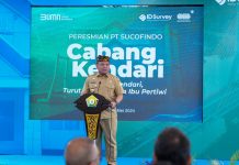 Pj Gubernur Sultra Resmikan Kantor Cabang PT. Sucofindo Kendari