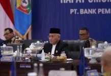 Pemegang Saham Bank Sultra Puji Kepemimpinan Abdul Latif Sekda Sultra, Drs. H Asrun Lio.,M.Hum.,Ph.D