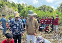 Peringati HKAN, PT BGR Tanam Ratusan Pohon di Buton Tengah