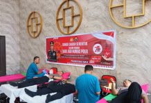 Hari Jadi Humas Polri ke 73, Polres Baubau Gelar Donor Darah