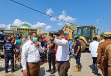 Bangunan Roboh di Pasar Wameo, Pemkot Baubau Sigap Tangani Korban dan Kerusakan