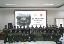 Danrem 143/HO Gelar Silahturahmi dan Coffee Break Bersama Korps Baret Ungu Menwa Mahaleo Sultra.
